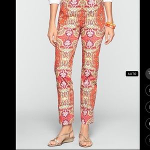 Talbots Signature Casual Pants Paisley!